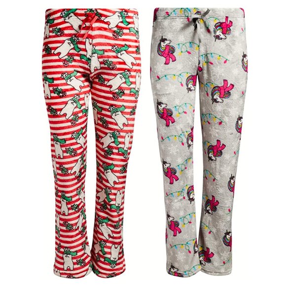 Unicorn Plush Lounge Pajama Pants NWT - Picture 1 of 9